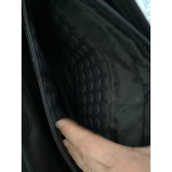 Tumi Deluxe Expandable Shoulder Bag Briefcase Nylon Black 15" - Picture 7 of 12